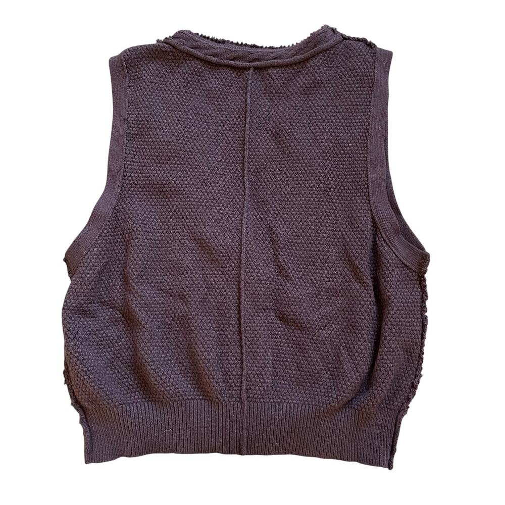Free People Denson Cable Knit Sweater Vest - Picture 3 of 8